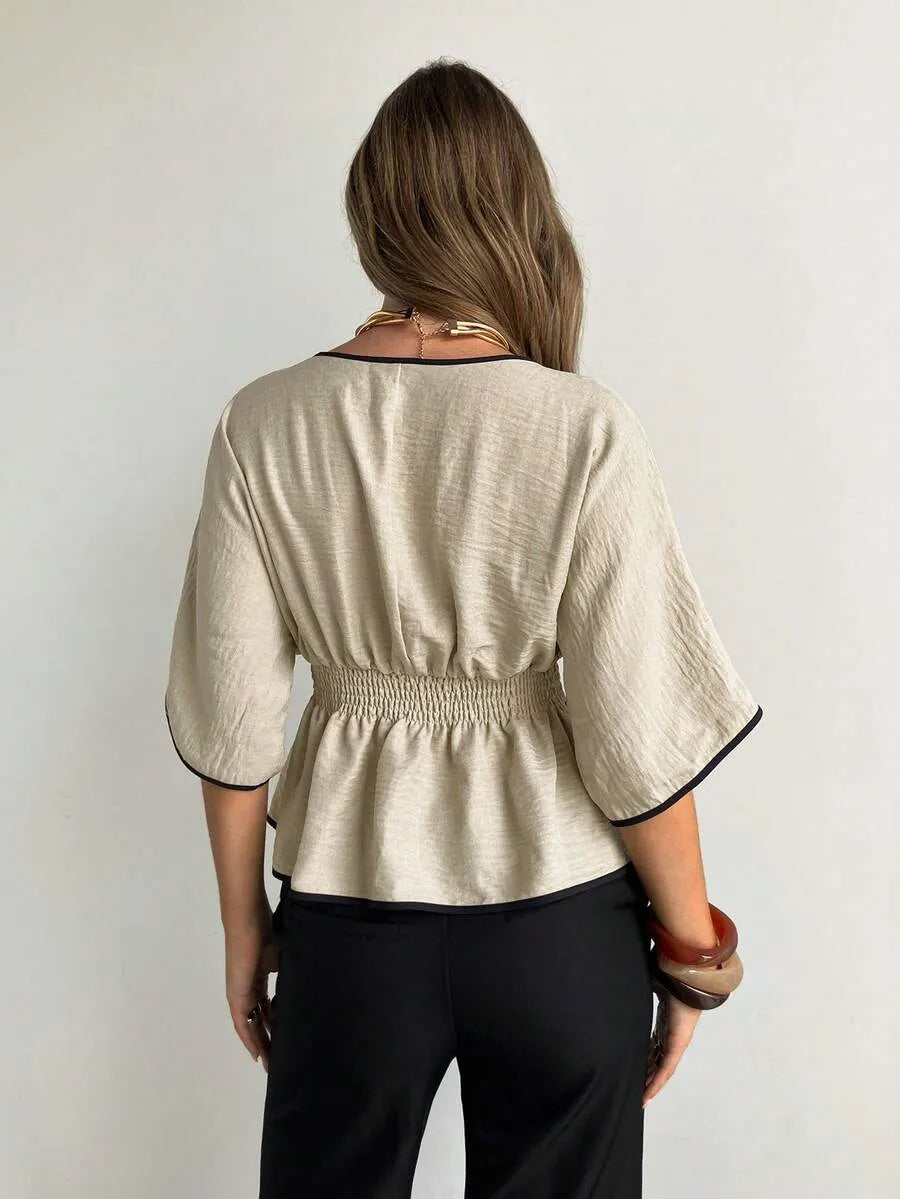 Blusa Smocked JACQUARD