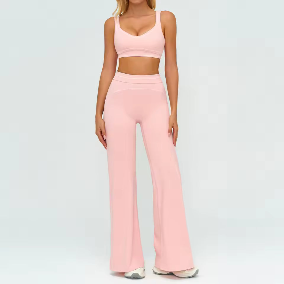 Set Deportivo FLARE — Top + Legging Acampanado