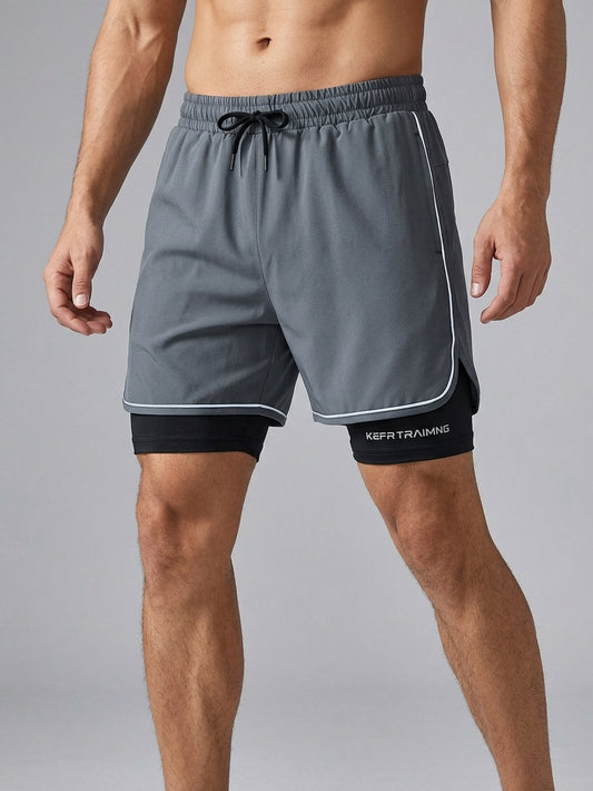 Conjunto bermuda jogger y camiseta- COMPRESSION