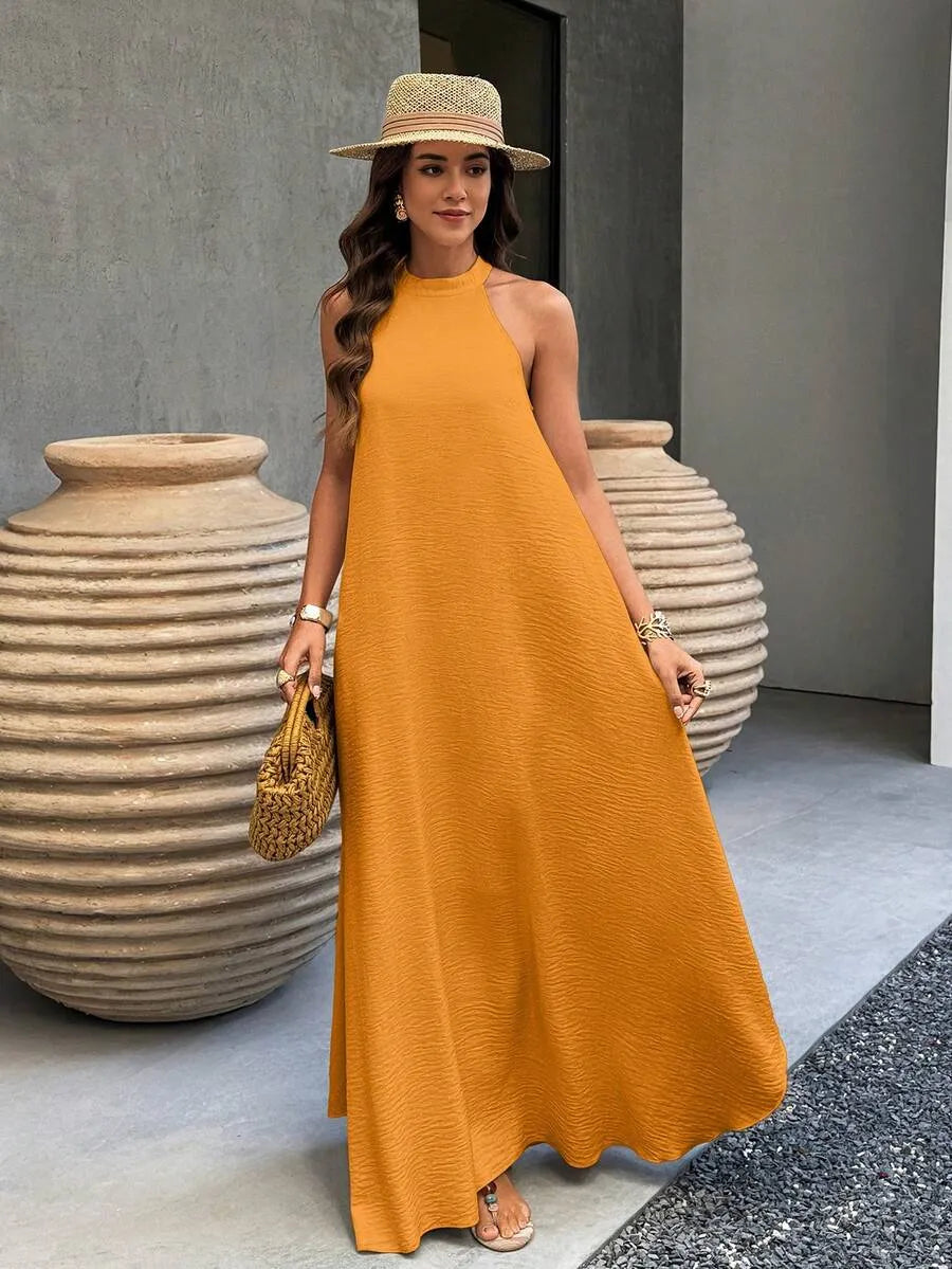 Vestido Boho Maxi Volantes - BOHÈME