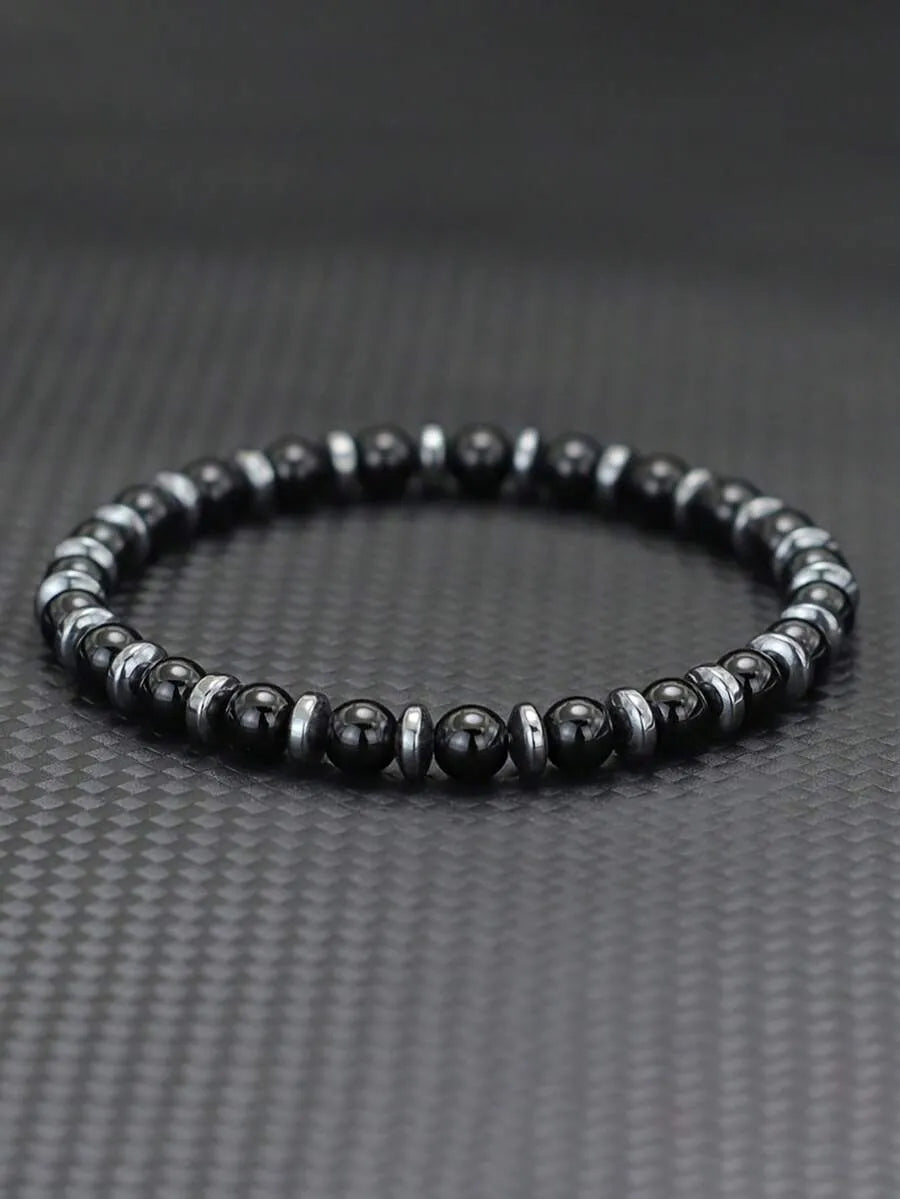 Pulsera de Piedra Natural STONE — Cuentas y Hematite
