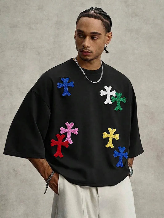 Camiseta Oversize CROSS — Borda