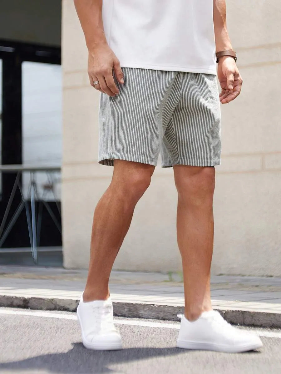 Short Lino RAYAS