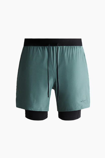 Pantalón corto de doble capa -GYM