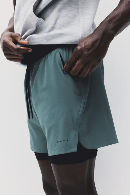 Pantalón corto de doble capa -GYM