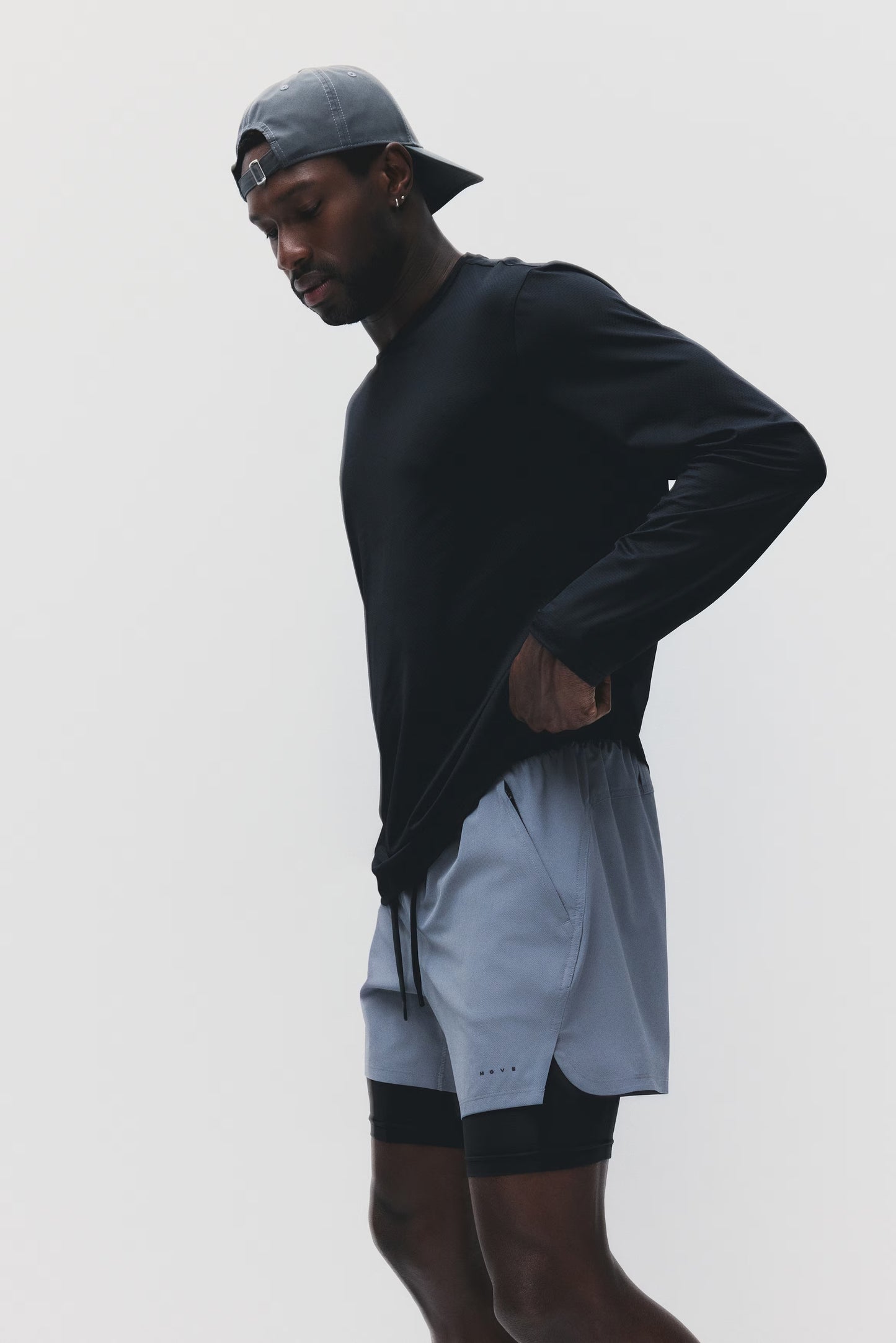 Pantalón corto de doble capa -GYM