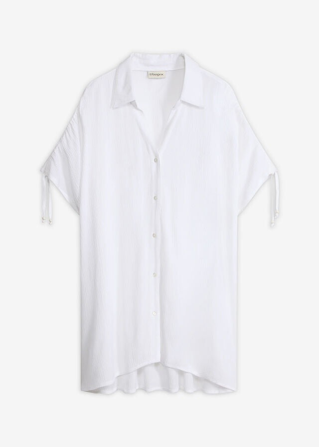 Blusa Playera CARGO — Tejido Arrugado Estructurado