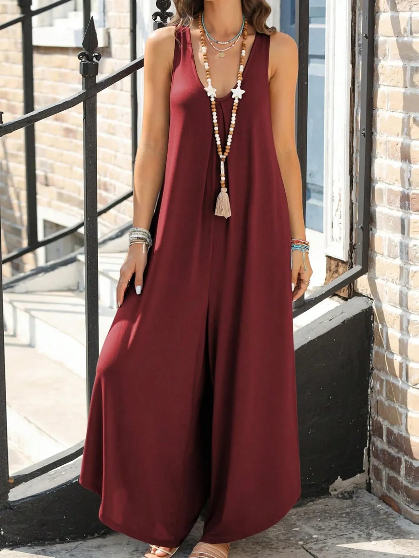 Mono Fluido BOHO — Pierna Ancha Suelta