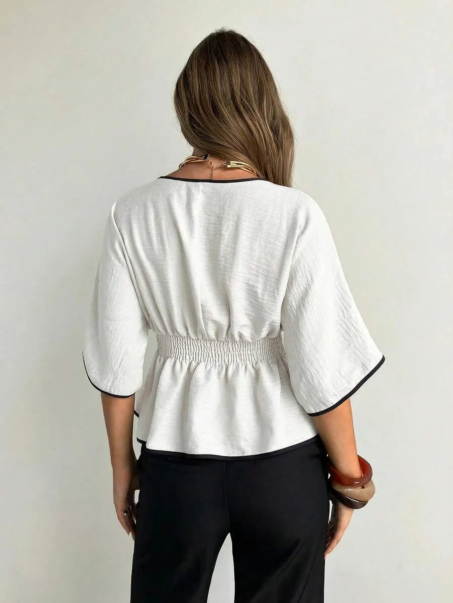 Blusa Smocked JACQUARD