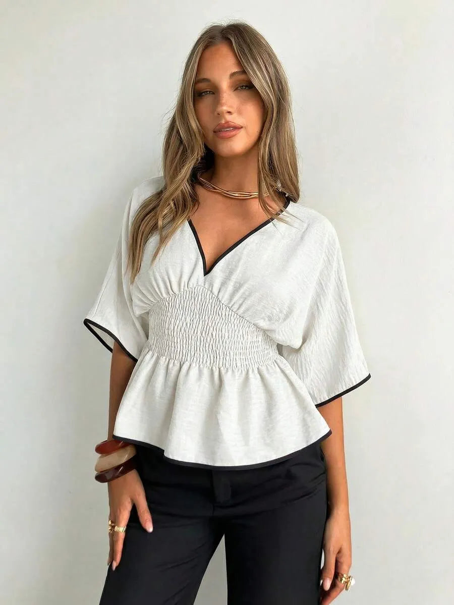 Blusa Smocked JACQUARD
