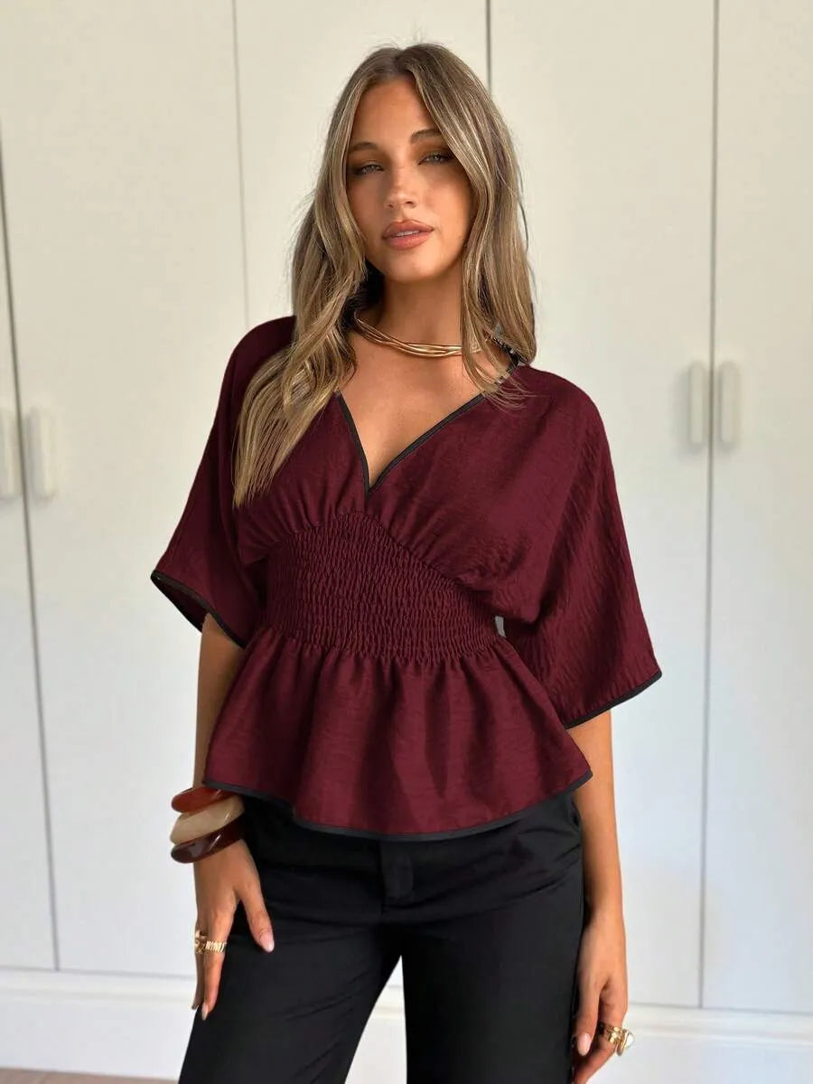 Blusa Smocked JACQUARD
