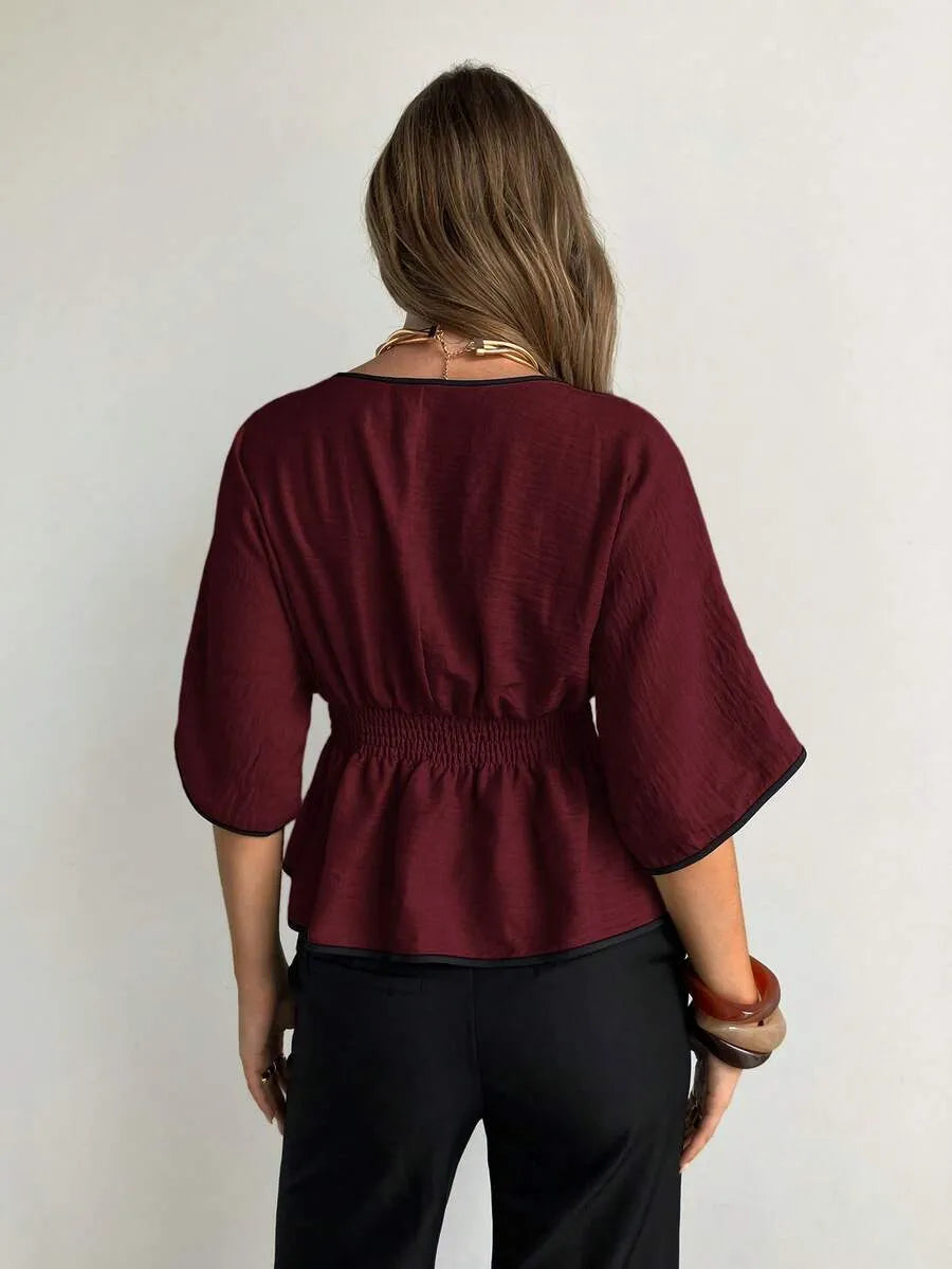 Blusa Smocked JACQUARD