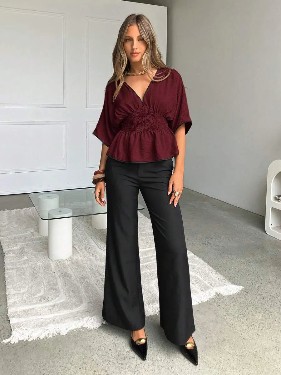 Blusa Smocked JACQUARD