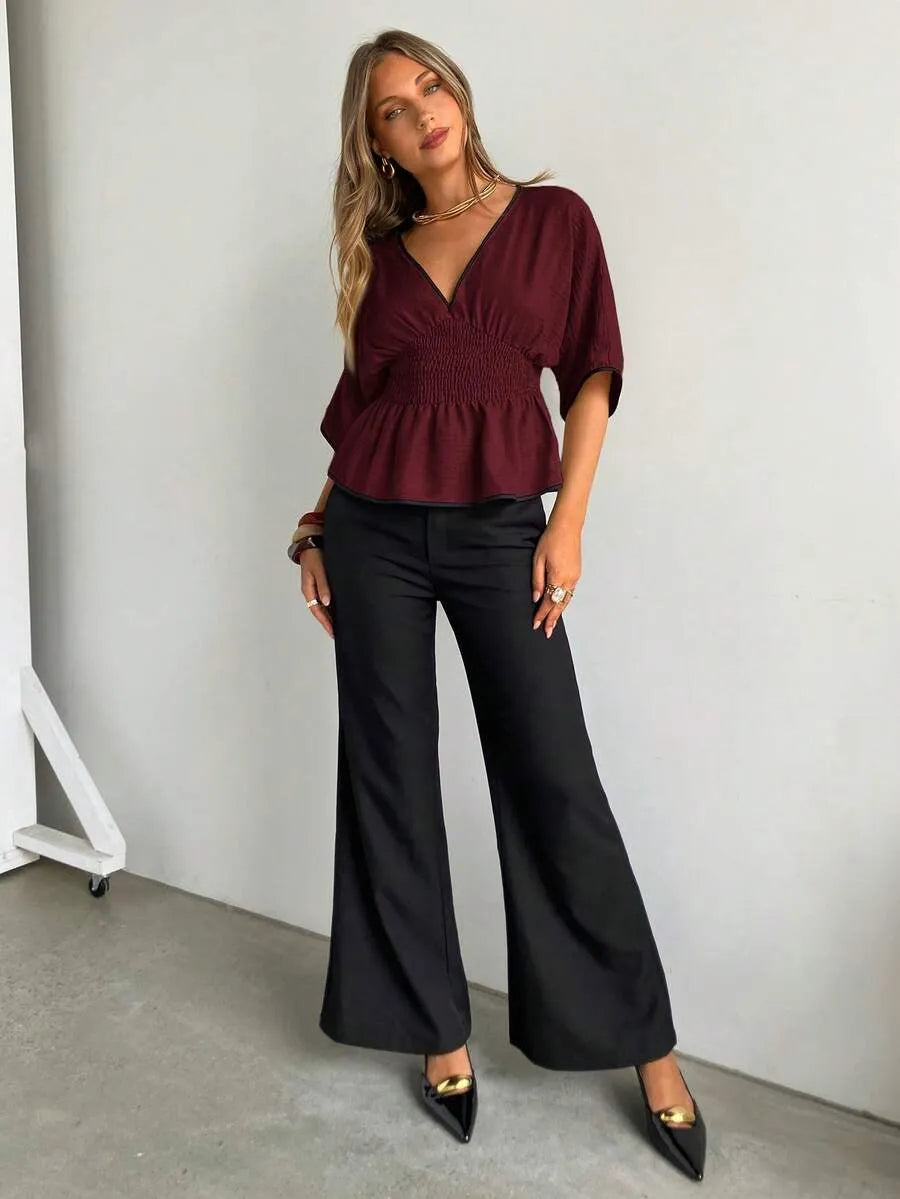 Blusa Smocked JACQUARD