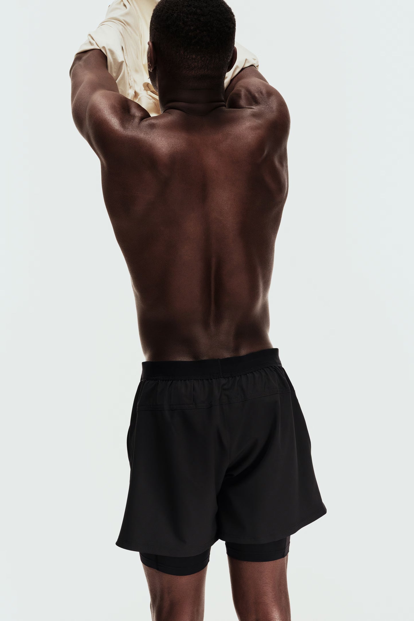 Pantalón corto de doble capa -GYM