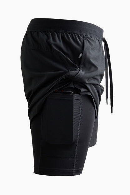Pantalón corto de doble capa -GYM