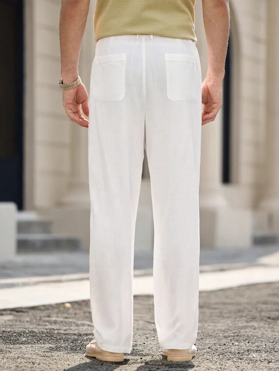 Pantalón de Lino Recto - CAPRI