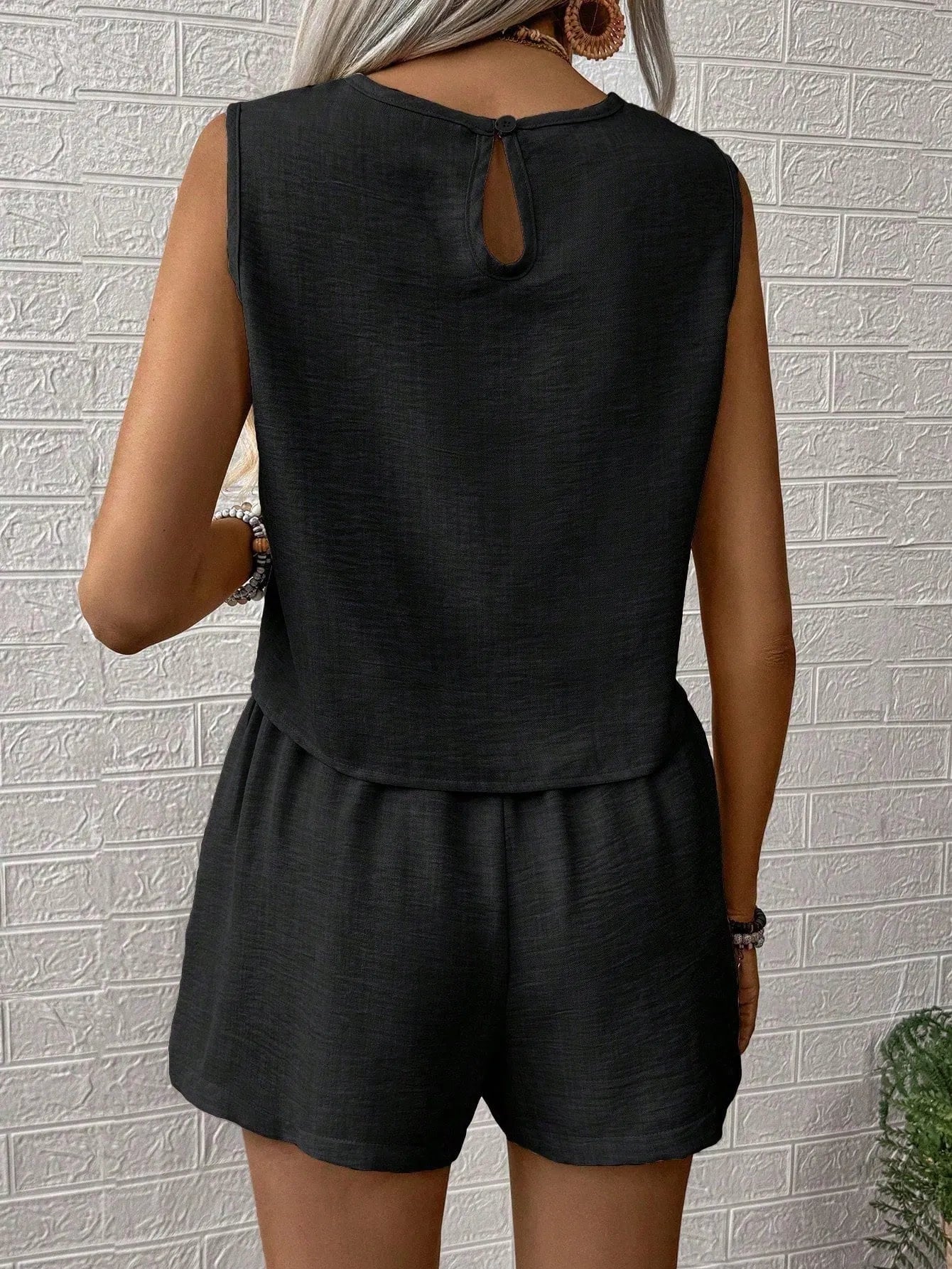 Vestido Satén Halter Midi Negro
