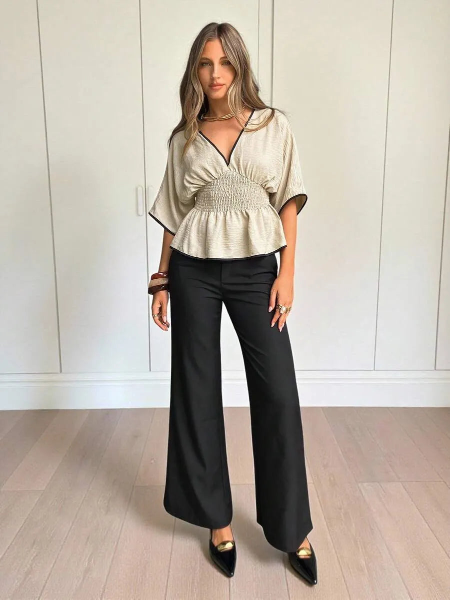 Blusa Smocked JACQUARD