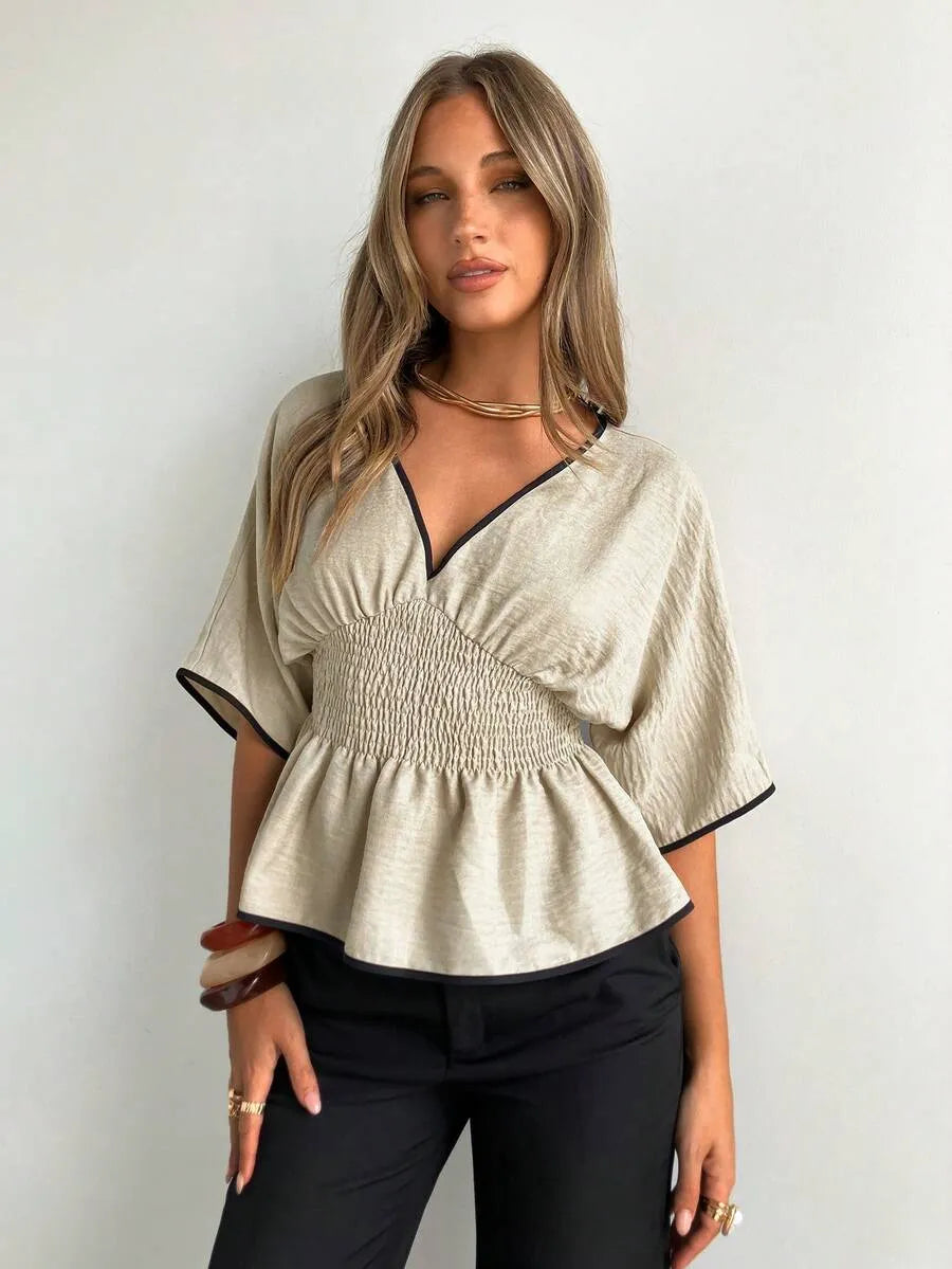 Blusa Smocked JACQUARD