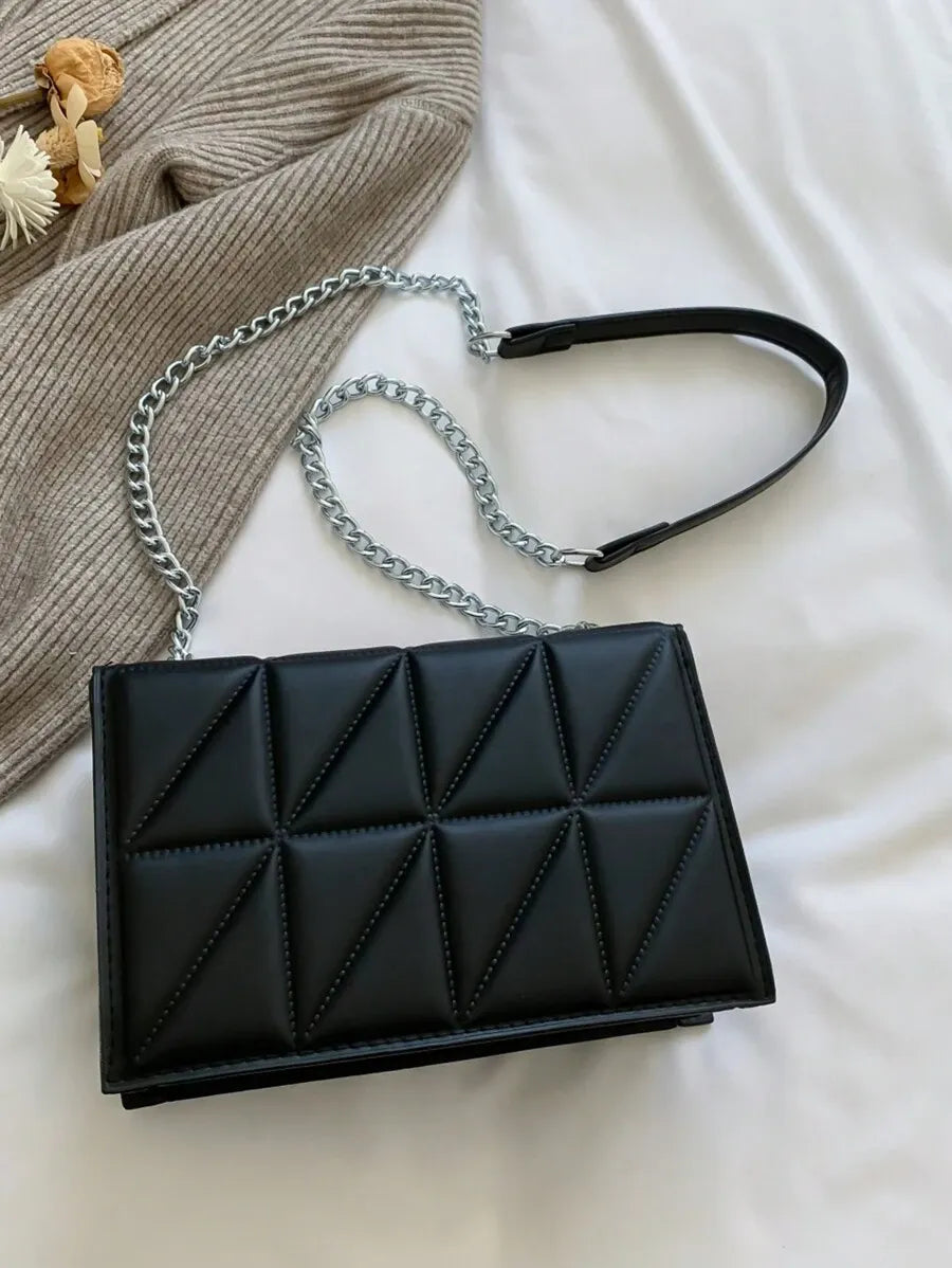 Bolso Acolchado QUILTED CHAIN