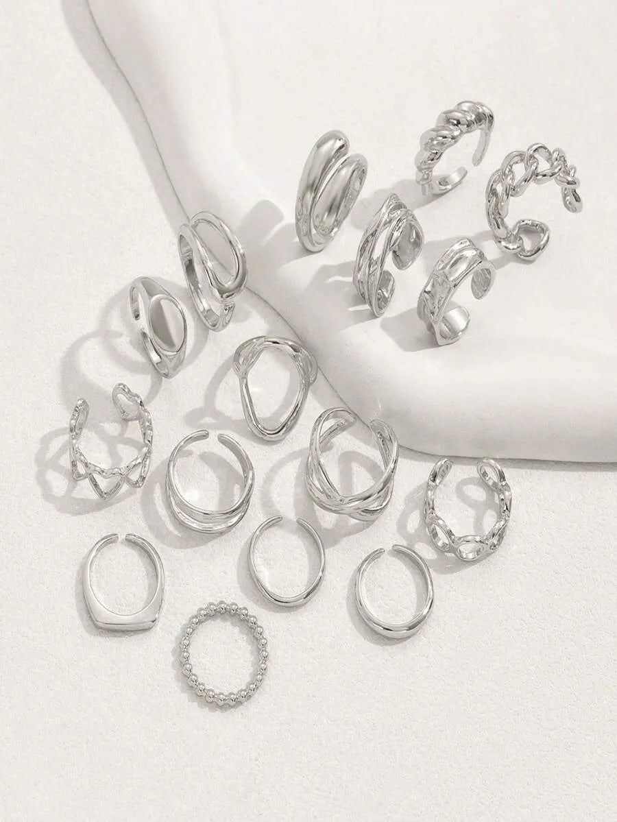 Set de Anillos GOLD STACK