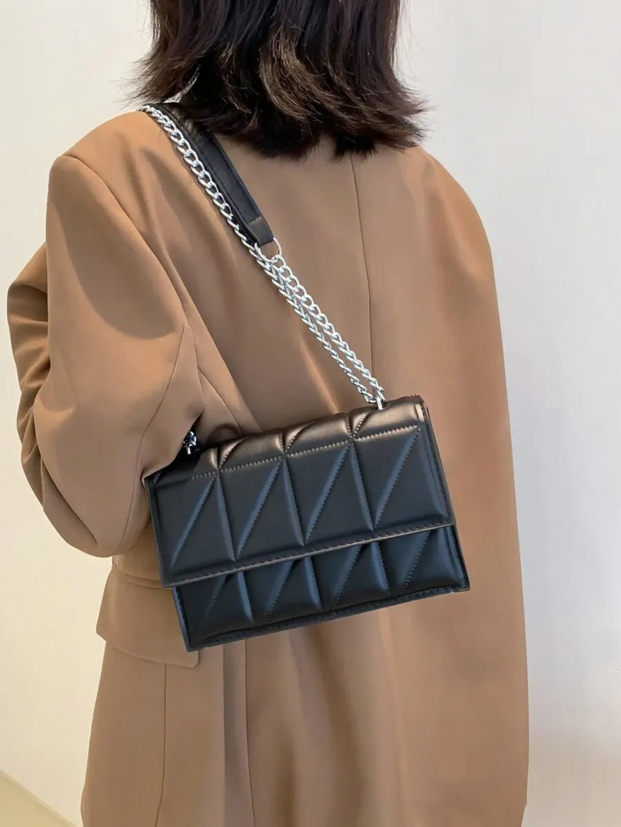 Bolso Acolchado QUILTED CHAIN