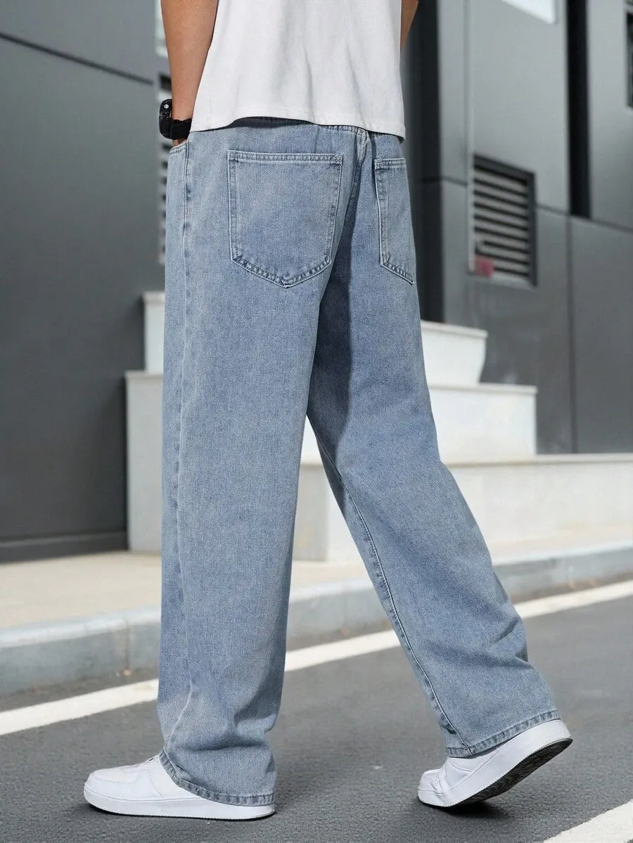Vaquero Recto DENIM — Lavado Claro