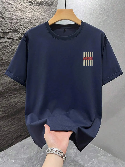 Camiseta Gráfica AMORE — Navy Back Print