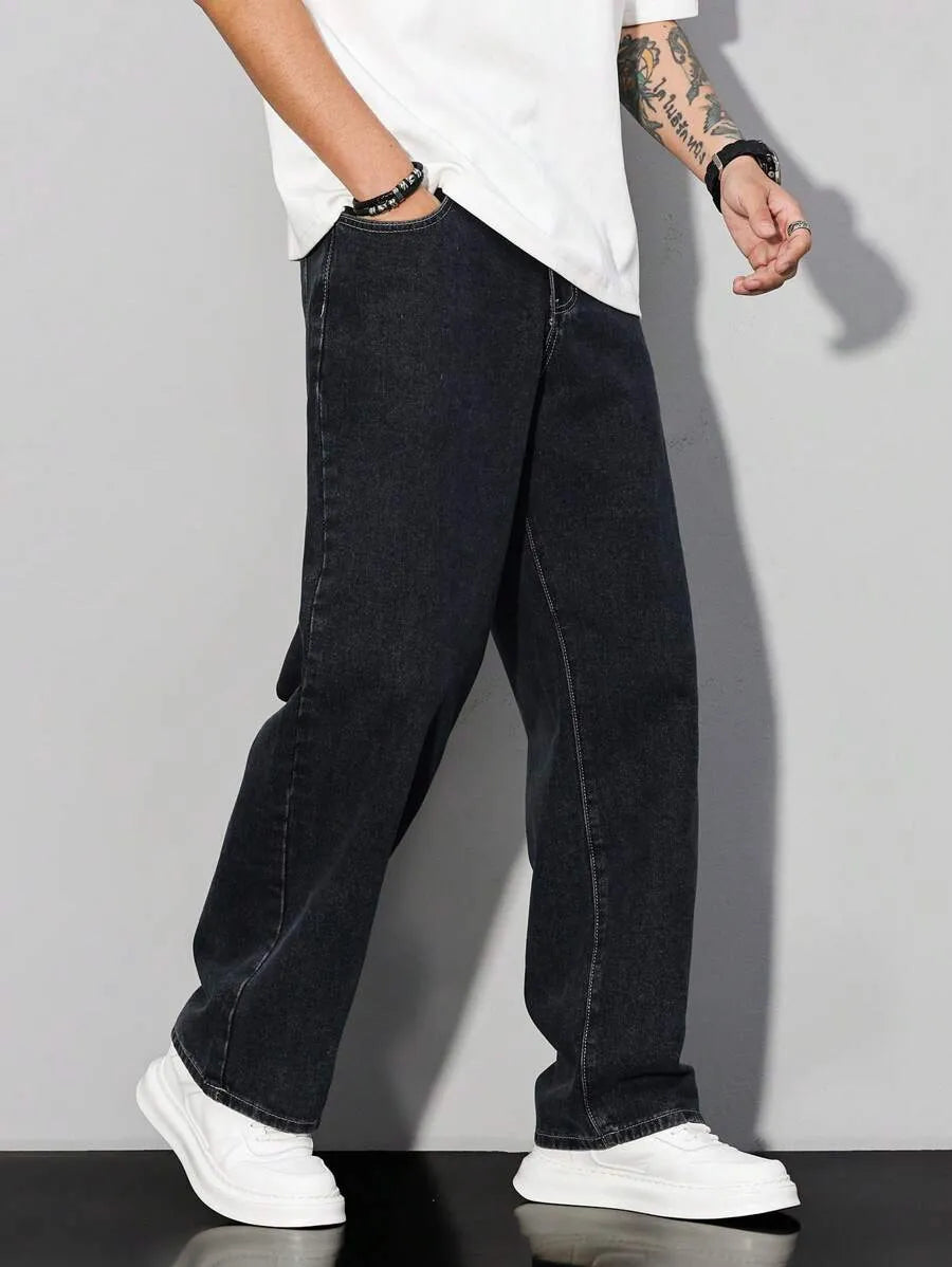 Vaquero Recto DENIM — Lavado Claro