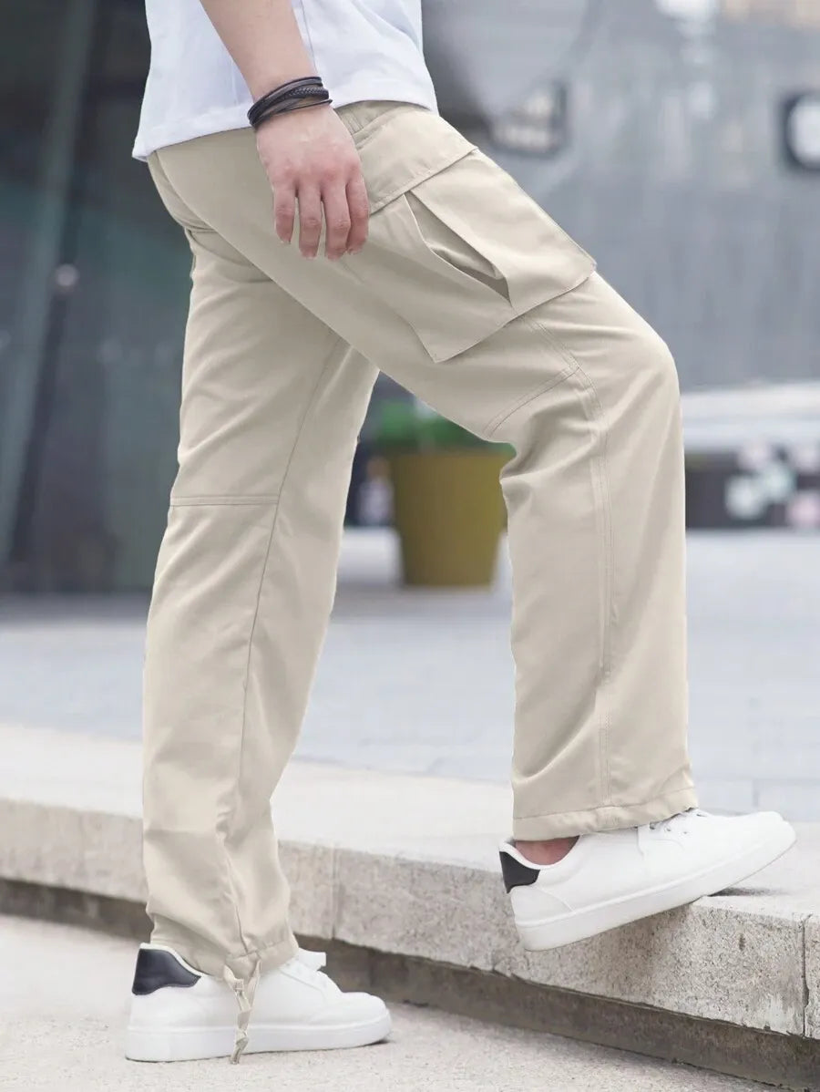 Pantalón Cargo URBAN — Largo Oliva