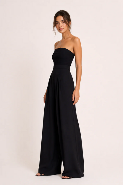 Mono elegante con pantalón ancho- Lux