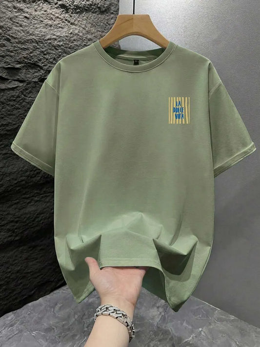 Camiseta Gráfica DOLCE VITA — Olive Back Print